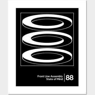 Front Line Assembly / Minimalist Graphic Artwork Posters and Art